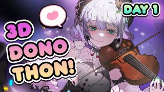 DONOTHON FOR 3D | Handcam & Opening Cards! | Day 1