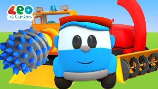 Leo el Camión construye los camiones grandes y pesados - Carros para niños