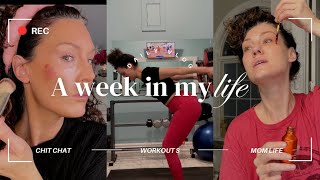 Week in my Life |  youtube comeback, mom life, workouts, and more