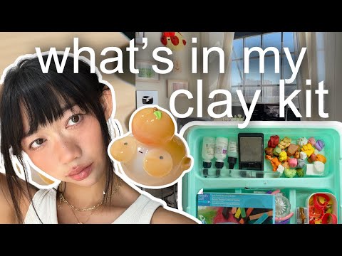 POLYMER CLAY ESSENTIALS (as a small business owner) ✿ clay, tools, portable setup!