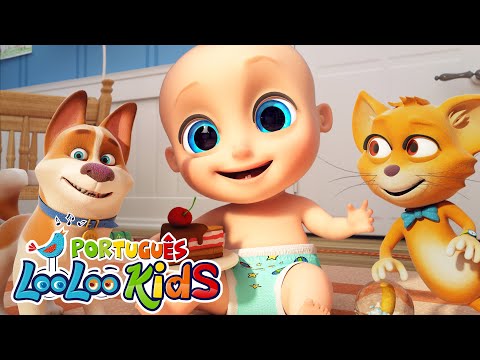 Hey, Diddle, Diddle 🎻 Uma Rima Divertida para Crianças | LooLoo Kids Português 🐄✨