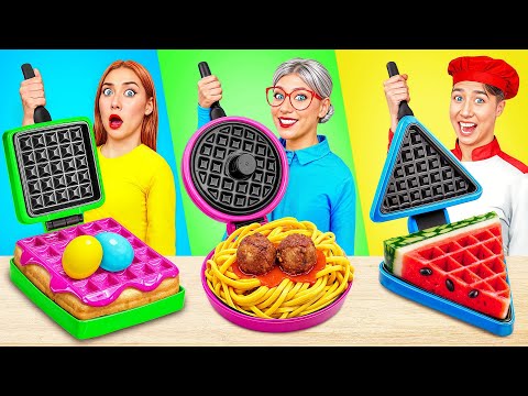 Reto De Cocina Yo vs Abuela | Batalla De Cocina Con Artilugios Secretos de Multi DO Smile