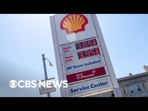 YouTube video thumbnail: U.S. Gas Prices Hit Highest Level Since Start of Iran War