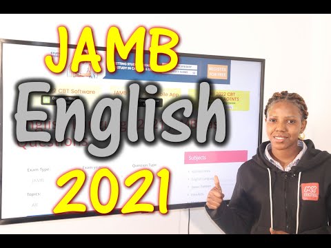 JAMB CBT English 2021 Past Questions 1 - 20