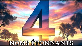 LES 4 NOMS D'ALLAH QUI N'APPARAISSENT QU'UNE FOIS