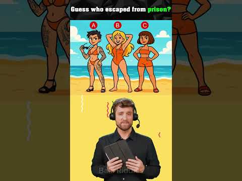 Guess who escaped from prison? #logicpuzzles #brainteasers #riddle #viralshorts #viral #viralreels