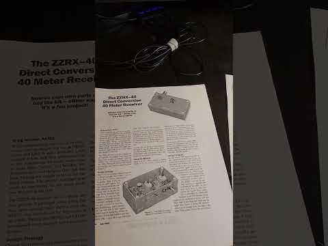 ZZRX 40 Direct Conversion Reciever Kit - I'm Resuming The Build! #shorts