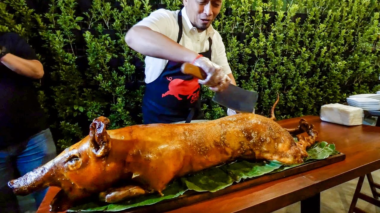 15-Hour Filipino Food Tour in Pampanga & Manila, Philippines - HUGE LECHON with Makansutra