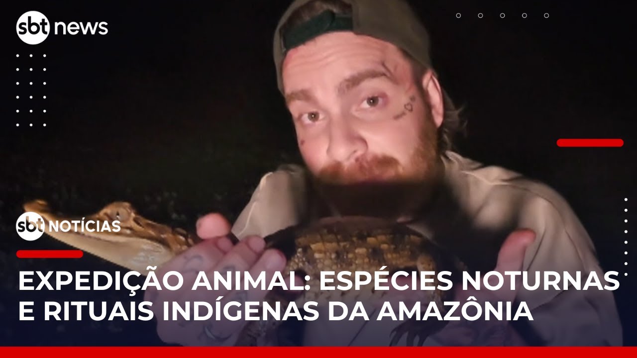 Expedição Animal conheça espécies noturnas e rituais de povos originários da Amazônia
