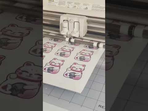 designing my own stickers | lucky cat monero sticker #monero #shorts