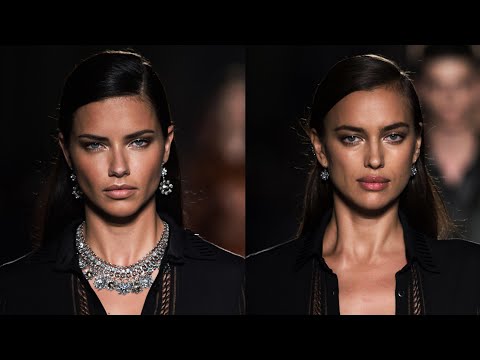 Adriana Lima & Irina Shayk - Runway Walk