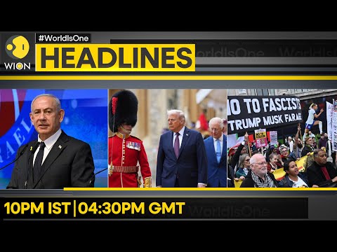 Israel Warns Israel Against Sanctions | UK Protests Against Trump Visit | WION HEADLINES