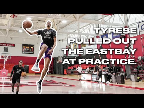 Tyrese Hits the Eastbay Dunk During Practice video clip 