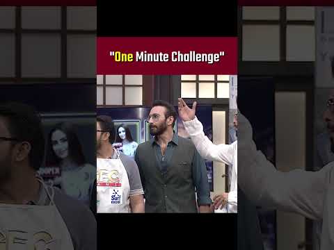 One Minute Challange! #jeetopakistanleague #sanajaved #fahadmustafa #shorts