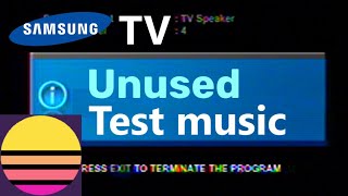 Samsung TV Soundtrack - (Full, unused) Sound Test Music