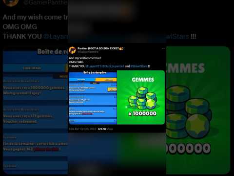 He Got 1 Million Gems in Brawl Stars ๐