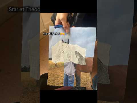 Vous kiffez mon projet d’arts plats 😇 (Star avec la tête de theodort)