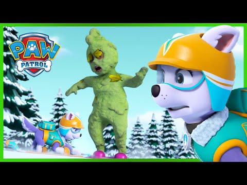 Everest Helps a Mountain Monster - PAW Patrol - Cartoons for Kids