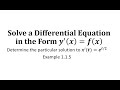 Understanding Differential Equations and Integration