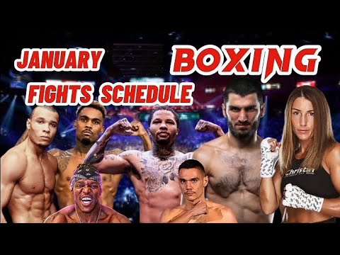 JANUARY 2023 BOXING FIGHTS SCHEDULE