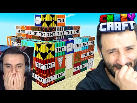 İlk Tuzak! BUGRAAK'ı PATLAYICI ile HAVAYA UÇURDUM 😂 CRAZYCRAFT Minecraft Bölüm 7