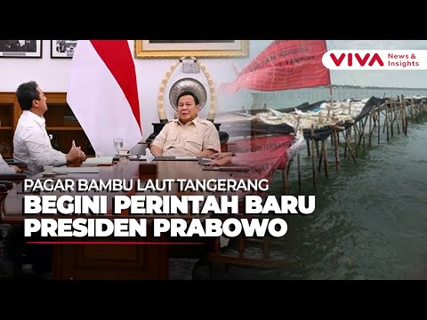 Perintah Tegas Prabowo Ke Menteri KKP Soal Pagar Laut di Tangerang