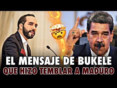 LO DESTROZÓ🔥El Mensaje de Bukele que hizo Temblar a Maduro