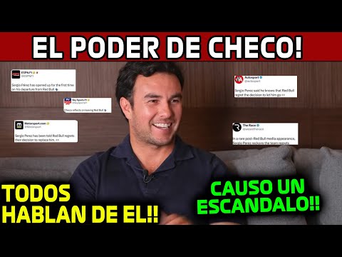 CHECO MUESTRA SU PODER a LA FORMULA 1!! SUS DECLARACIONES CIMBRARON a RED BULL!! NOTICIAS F1!!