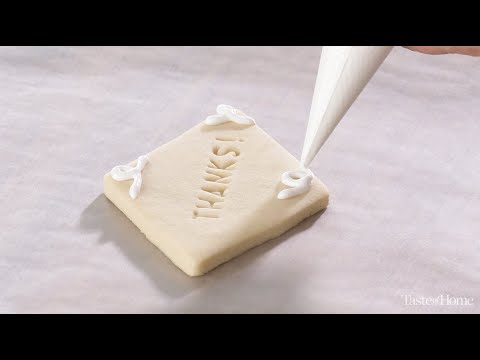 How to Make Stamped Message Cookies