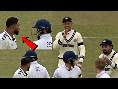 Huge Drama between Mohammed Siraj and England Players | IND vs ENG 1st Test