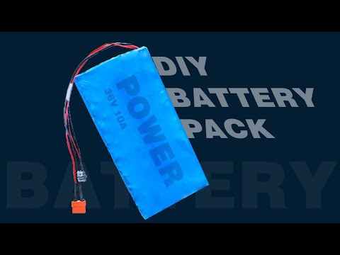 How to make 36V 10A battery pack at home | DIY battery pack