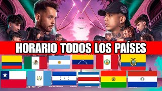 A QUE HORA ES LA VELADA DEL AÑO 5 EN LOS DIFERENTES PAISES DE LATINOAMERICA ✅