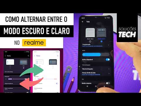 Como Alternar entre o MODO ESCURO e CLARO no REALME (ATUALIZADO)