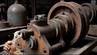 Winch gearbox in serious condition needs Restoration