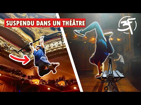 On fait du FREERUN dans un THÉÂTRE !