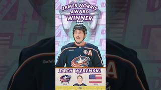 TOP D MAN 💪👏 #hockeyshorts #nhl #nhlshorts #hockey #nhlaward #nhlawards #cbj #columbusbluejackets