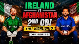 Ireland vs Afghanistan | 2nd ODI Highlights | tapmad | AFI26