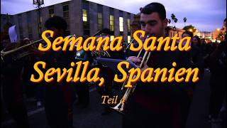 Karwoche in Sevilla -Spanien auf der Brücke San Bernando.