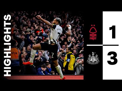 Nottingham Forest 1 Newcastle United 3 | Premier League Highlights