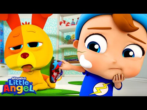 🤣My Stinky Shoes | Little Angel 😇 | Kids Learn! | Nursery Rhymes | Sing Along