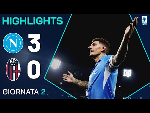 NAPOLI-BOLOGNA 3-0 | HIGHLIGHTS | 2ª GIORNATA | SERIE A ENILIVE 2024/25