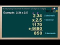 Mastering Multiplication of Decimal Numbers