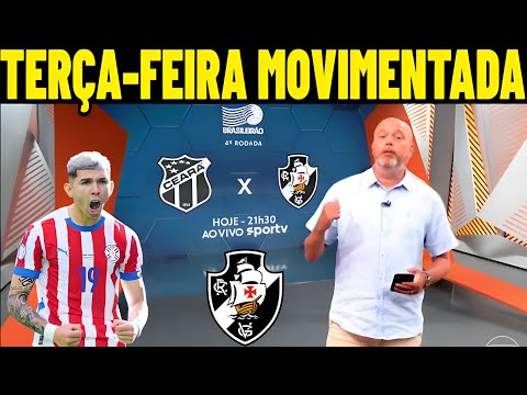 GLOBO ESPORTE DE HOJE (15/04/2025) SUBSTITUTO DE PAYET NO VASCO? TERÇA FEIRA MOVIMENTADA NO VASCO