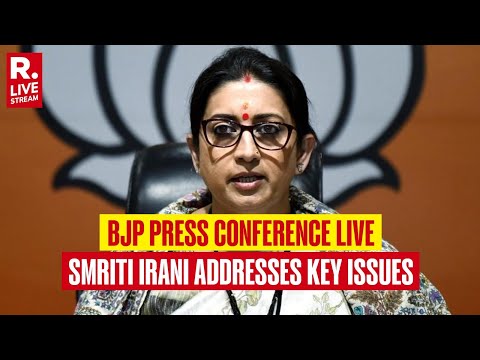 BJP Press Conference LIVE | Smriti Irani Addresses the Media | BJP vs Congress