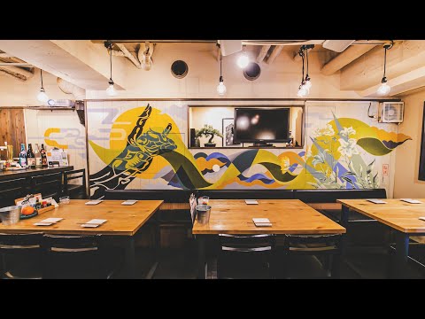 イザカヤキツネ  Interior Mural