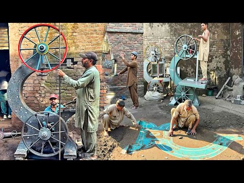 Incredible Process Of Giant BandSaw  Machine Making in Factory | Amazing Mechanics