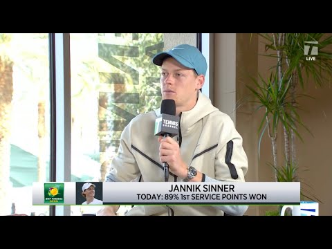 Jannik Sinner: ‘I served very well’ | 2023 Indian Wells Second Round Win Interview