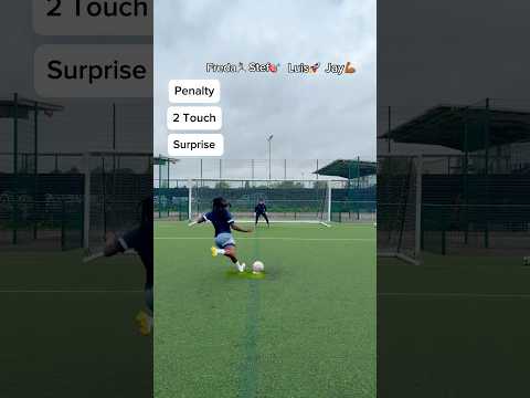 3 Shot Challenge!🎯 #soccer #football #shorts