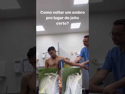 Vídeo original sem cortes! Como voltar um ombro pro lugar do jeito certo! Viu a redução? Me diz aí!