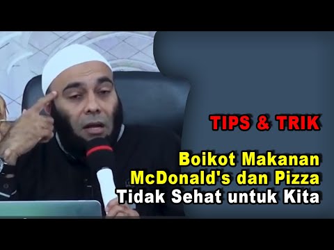 Boikot Makanan Cepat Saji McDonald's dan Pizza Tidak Sehat untuk Kita!